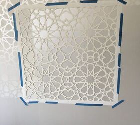 Watch how a bit of metallic paint transforms this space