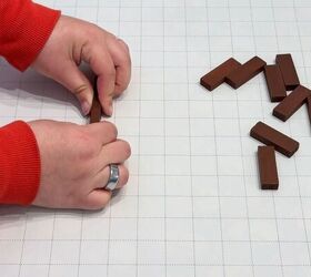 Tumbling tower blocks turned into plant stand