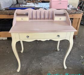 How she made this desk go from dated to designer