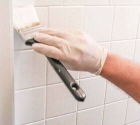 The satisfying way this couple updated their bathroom on the cheap