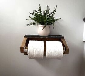 DIY toilet paper holder