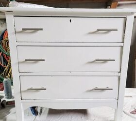 We haven't seen anyone use this technique to update a dresser in a while (and we love the final product!)
