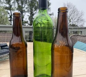 Who knew empty wine bottles could make your outdoor decor even more beautiful this summer?