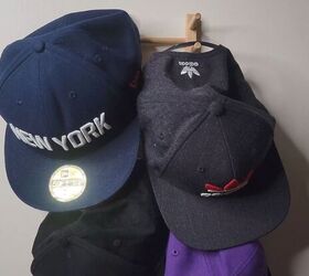 Wall-mounted hat organizer and display