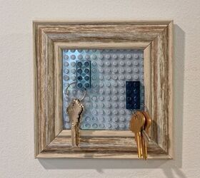 Family friendly key organizer project using colorful blocks 