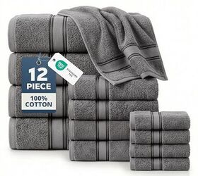 best towel finds on amazon spring sale, LANE LINEN Bath Towel Set of 12