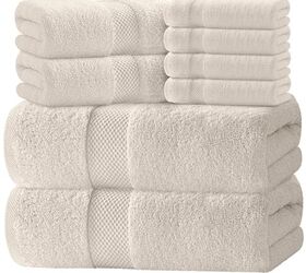 best towel finds on amazon spring sale, White Classic Luxury Bath Towel Set of 8 Piece