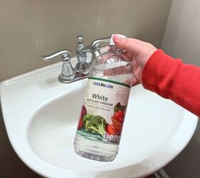 No scrub method for removing limescale buildup