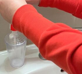 Keep bathroom counters clean