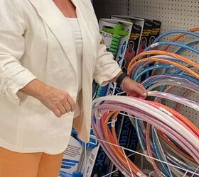 hula hoop chandelier