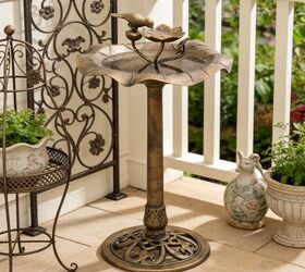 Magshion Outdoor Bird Bath and Feeder - image via Amazon