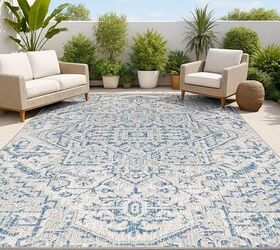 best outdoor rugs to refresh your patio, Boho Medallion Indoor Outdoor Area Rug