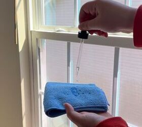 Easy homemade bug deterrent for window frames and glass surfaces