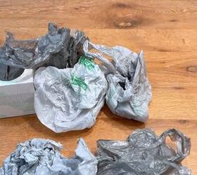 how to organize plastic bags with a tissue box hack, Quick kitchen organization hack