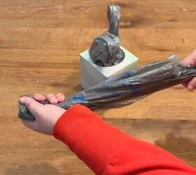 how to organize plastic bags with a tissue box hack, Clever pantry organization hack