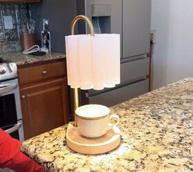 Coffee and cinnamon home fragrance hack using a candle warmer
