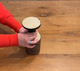 Budget-friendly DIY lamp idea with dollar store and Walmart finds