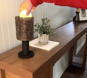 How to make a decorative lamp without electrical wiring 