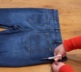 How to turn old denim into a stylish and functional shadow box display 