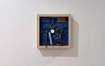 How to Turn Jeans Into a Stylish Shadow Box Organizer