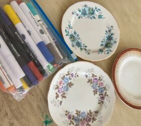 Grab some markers and dig up your vintage plates, you're about to make something fabulously quirky