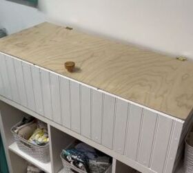 Wood crates DIY covered storage