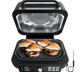 kitchen gadgets that make spring hosting easier, 10 Ninja IG651 Foodi Smart XL Pro 7 in 1 Indoor Grill