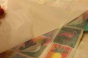 Who knew Dollar Tree napkins could be used to make your coffee table look even more fun