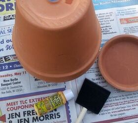 She flips her terracotta pot for this picture-perfect upgrade