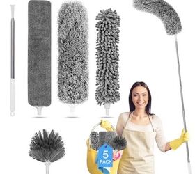 12 genius cleaning tools youll want before memorial day guests arrive, 3 Tiumso Microfiber Feather Duster Kit