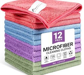 12 genius cleaning tools youll want before memorial day guests arrive, 5 SIFANGKE Microfiber Cleaning Cloths