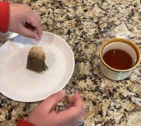 tea garden tricks, DIY mini greenhouse using zip top bags and recycled tea sachets for seedlings