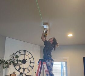 She measured her ceiling for an upgrade that people CAN'T take their eyes off of