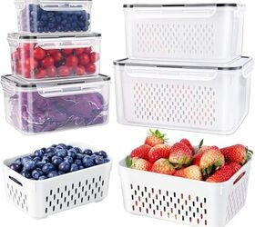the best products for keeping summer produce fresh longer, 1 Fruit Containers for Fridge