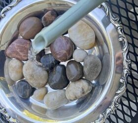 Pour water on a cloche dish for this enchanting idea