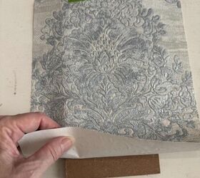 She uses wall paper samples for the cutest reason 😍