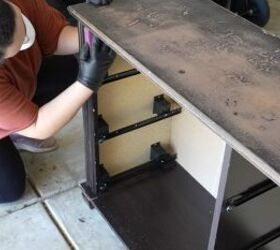 how i transformed a curbside dresser into a modern accent piece