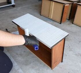 how i transformed a curbside dresser into a modern accent piece