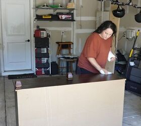 how i transformed a curbside dresser into a modern accent piece