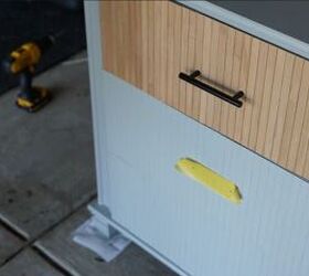 how i transformed a curbside dresser into a modern accent piece