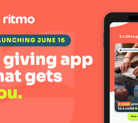 Join the 1,000s who signed up to give differently. Ritmo is live.