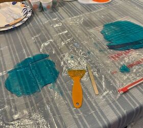 There's a really cool reason she pours resin on her dining room table