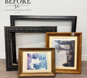 Here's how to adjust thrift store frames to fit artworks of any size