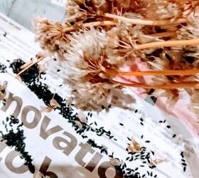 We loved how she used these flowers to start her very own herb garden