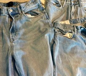 Cut up old jeans to make kids' rooms less chaotic