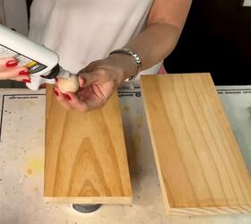 Use 2 pieces of scrap wood for a quick and easy storage hack that literally ANYONE can do