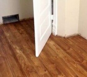 The satisfying way this DIYer upgraded these old wooden floors