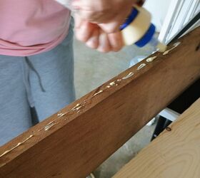 She glued this one thing to make her basic shelf much more interesting