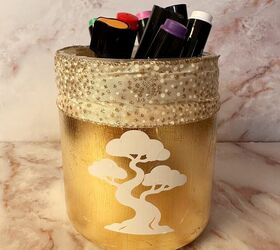 Let's Elevate an Unused Glass Floral Vase to Use for Organizing