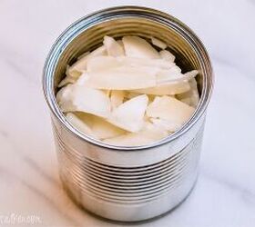 Stuff bee's wax into an empty can for this perfect end-of-summer hack